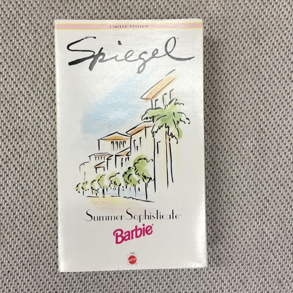 Spiegel Summer Sophisticate Barbie Doll Limited Edition Mattel 1995 New - Picture 1 of 3